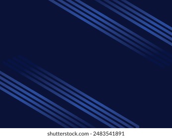 Premium background design with diagonal dark blue stripes pattern. Vector horizontal template for digital luxury business banner, contemporary formal invitation, luxury voucher, gift certificate, etc.
