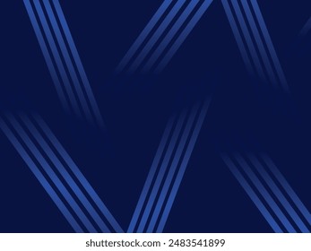 Diseño de fondo de Premium con patrón diagonal de rayas azul oscuro. Plantilla Horizontal de Vector para Anuncio de negocios de lujo digital, invitación formal contemporánea, vale de lujo, certificado de regalo, etc.