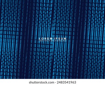 Premium background design with diagonal dark blue stripes pattern. Vector horizontal template for digital luxury business banner, contemporary formal invitation, luxury voucher, gift certificate, etc.
