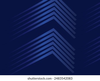 Diseño de fondo de Premium con patrón diagonal de rayas azul oscuro. Plantilla Horizontal de Vector para Anuncio de negocios de lujo digital, invitación formal contemporánea, vale de lujo, certificado de regalo, etc.