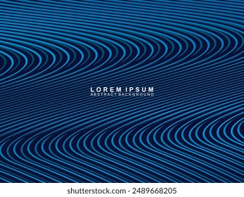 Premium background design with diagonal dark blue stripes pattern. Vector horizontal template for digital luxury business banner, contemporary formal invitation, luxury voucher, gift certificate, etc.