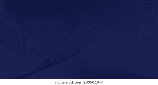 Premium background design with diagonal dark blue line pattern. Vector horizontal template for digital lux business banner, contemporary formal invitation, luxury modern design