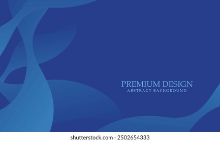 Diseño de fondo de Premium con patrón de línea azul oscuro diagonal. Plantilla Horizontal del Vector para el Anuncio de negocios de Lux digital, invitación formal contemporánea, vale de lujo, certificado de regalo prestigioso