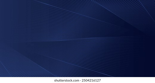 Premium background design with diagonal dark blue lines pattern. Vector horizontal template for digital luxury business banner