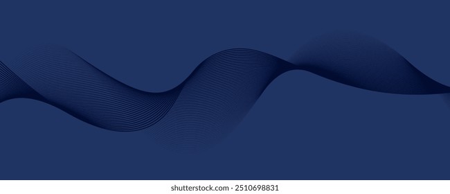 Premium background design with diagonal dark blue line pattern. Vector horizontal template for digital lux business banner