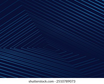 Diseño de fondo de Premium con patrón de rayas azul oscuro diagonal. Plantilla Horizontal de Vector para el Anuncio de negocios digital LUX, invitación formal contemporánea, cupón de lujo, certificado de regalo prestigioso