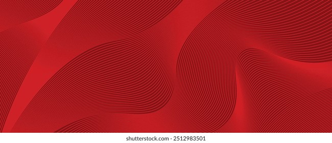 Premium background design with diagonal dark red line pattern. Vector template for digital luxury banner, invitation, voucher, certificate. Eps10
