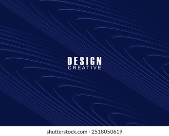 Premium background design with diagonal dark blue stripes pattern. Vector horizontal template for digital luxury business banner, contemporary formal invitation, luxury voucher, certificate, etc.	