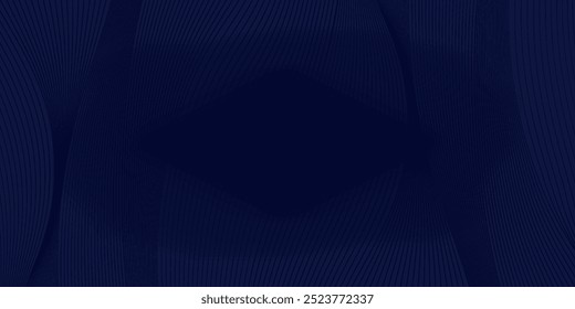 Premium background design with diagonal dark blue lines pattern. Vector horizontal template for digital luxury business banner, eps10.