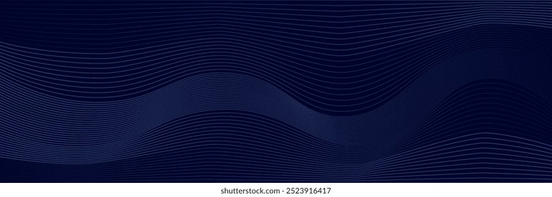 Premium background design with diagonal dark blue line pattern. Vector template for digital luxury banner, invitation, voucher, certificate. Eps10