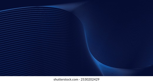 Premium background design with diagonal dark blue line pattern. Vector template for digital luxury banner, invitation, voucher, certificate.