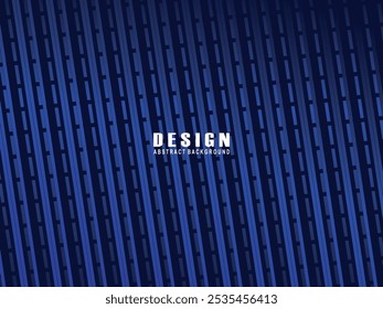 Premium background design with diagonal dark blue stripes pattern. Vector horizontal template for digital luxury business banner, contemporary formal invitation, luxury voucher, certificate, etc.