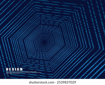 Premium background design with diagonal dark blue stripes pattern. Vector horizontal template for digital luxury business banner, contemporary formal invitation, luxury voucher, gift certificate, etc.