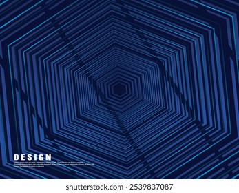 Design de fundo premium com padrão de listras azul escuro diagonal. Modelo horizontal vetorial para banner de negócios de luxo digital, convite formal contemporâneo, voucher de luxo, certificado de presente, etc.