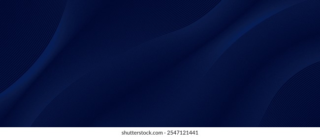 Premium background design with diagonal dark blue line pattern. Vector template for digital luxury banner,