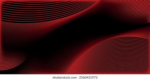 Premium background design with diagonal dark red lines pattern. Vector template for digital luxury banner, invitation, voucher, certificate.