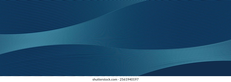 Premium background design with diagonal dark blue line pattern. Vector template for digital luxury banner, invitation, voucher, certificate.
