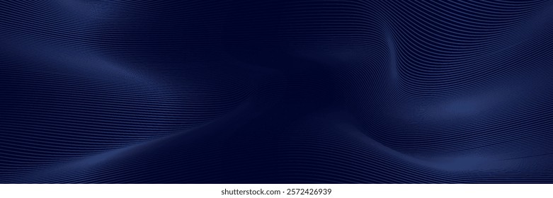 Premium background design with diagonal dark blue line pattern. Vector template for digital luxury banner, invitation, voucher, certificate. Eps10