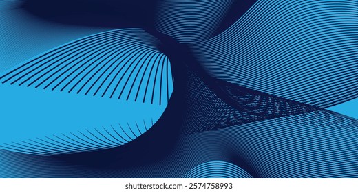 Premium background design with diagonal dark blue line pattern. Vector template for digital luxury banner, invitation, voucher, certificate