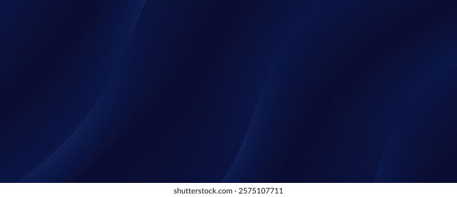 Premium background design with diagonal dark blue line pattern. Vector horizontal template for digital lux business banner,