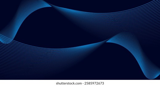Premium background design with diagonal dark blue line pattern. Vector template for digital luxury banner, invitation, voucher, certificate. 