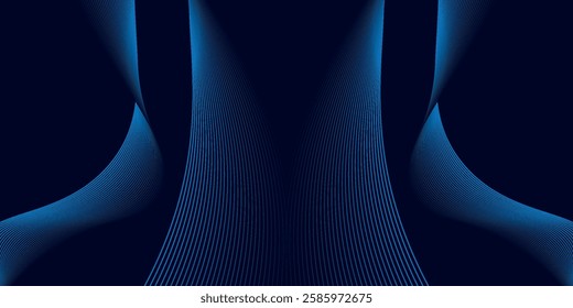 Premium background design with diagonal dark blue line pattern. Vector template for digital luxury banner, invitation, voucher, certificate. 