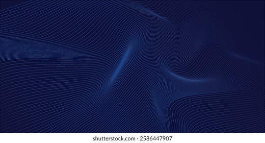 Premium background design with diagonal dark blue line pattern. Vector horizontal template for digital lux business banner, contemporary formal invitation,	
