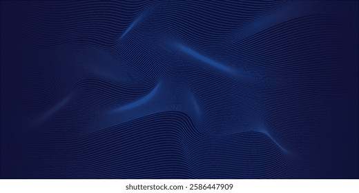 Premium background design with diagonal dark blue line pattern. Vector horizontal template for digital lux business banner, contemporary formal invitation,	