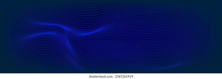Premium background design with diagonal dark blue line pattern. Vector horizontal template for digital lux business banner, contemporary formal invitation,	