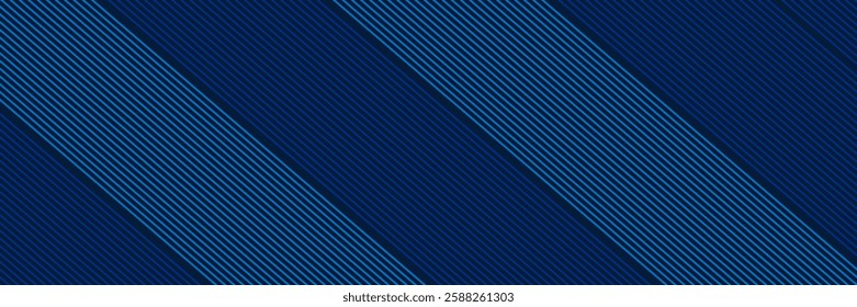 Premium background design with diagonal dark blue line pattern.