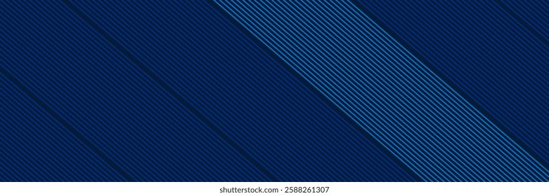 Premium background design with diagonal dark blue line pattern.