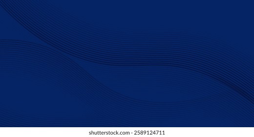 Premium background design with diagonal dark blue line pattern. Vector horizontal