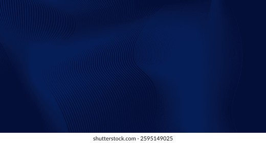Premium background design with diagonal dark blue line pattern. Vector template for digital luxury banner modern blue background