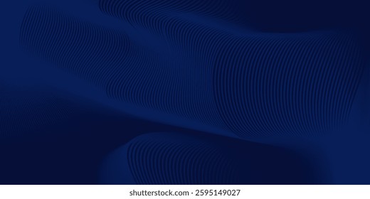 Premium background design with diagonal dark blue line pattern. Vector template for digital luxury banner modern blue background