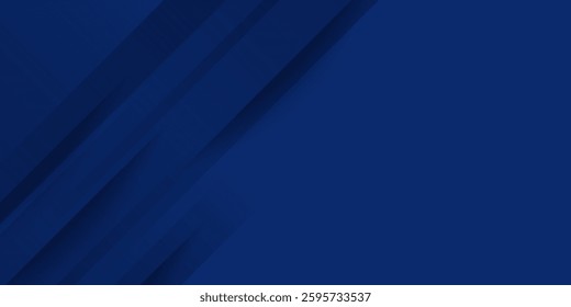 Premium background design with diagonal dark blue line pattern. Vector horizontal template for digital lux business banner modern