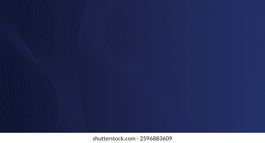 Premium background design with diagonal dark blue line pattern. Vector template for digital luxury banner, invitation, voucher, certificate. Eps10
