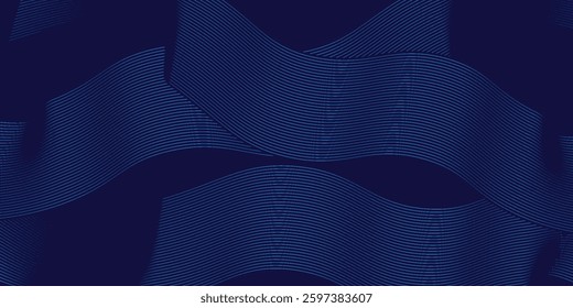 Premium background design with diagonal dark blue line pattern. Vector template for digital luxury banner, invitation, voucher, certificate. Eps10