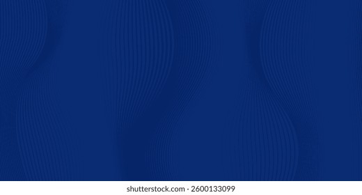 Premium background design with diagonal dark blue line pattern. Vector horizontal template for digital lux business banner, contemporary formal invitation, luxury voucher, prestigious gift certificate