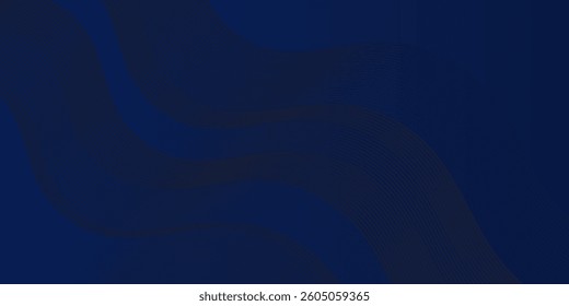 Premium background design with diagonal dark blue line pattern. Vector template for digital luxury banner, invitation, voucher, certificate. Eps10