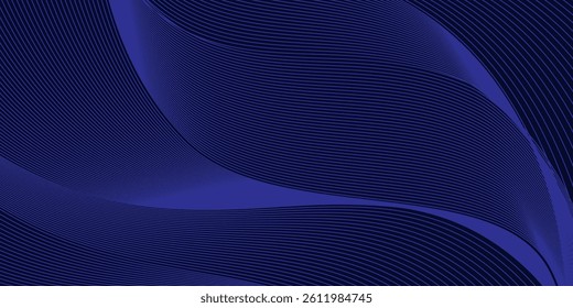 Premium background design with diagonal dark blue line pattern. Vector template for digital luxury banner, invitation, voucher, certificate. abstract illustration. Eps10