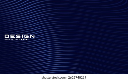 Premium background design with diagonal dark blue stripes pattern. Vector horizontal template for digital lux business banner, contemporary formal invitation, luxury voucher, prestigious gift certific
