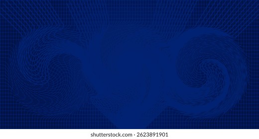 Design de fundo premium com padrão de listras azul escuro diagonal. Modelo horizontal vetorial para lux digital, elegante, corporativo, digital, ondulado, formal, mínimo, banner de negócios inteligente.