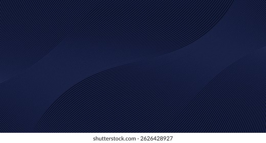 Diseño de fondo de Premium con patrón de línea azul oscuro diagonal. Plantilla de Vector para el Anuncio de lujo digital, invitación, vale, certificado