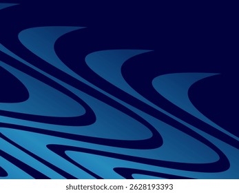 Diseño de fondo de Premium con patrón de rayas azul oscuro diagonal. Plantilla Horizontal de Vector para el Anuncio de negocios digital LUX, invitación formal contemporánea, cupón de lujo, certificado de regalo prestigioso