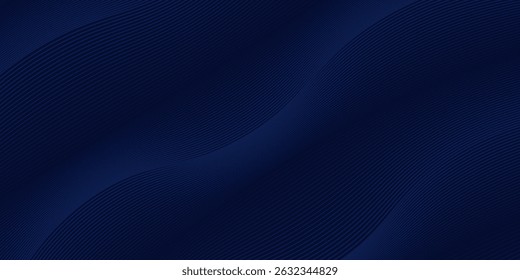 Premium background design with diagonal dark blue line pattern. Vector