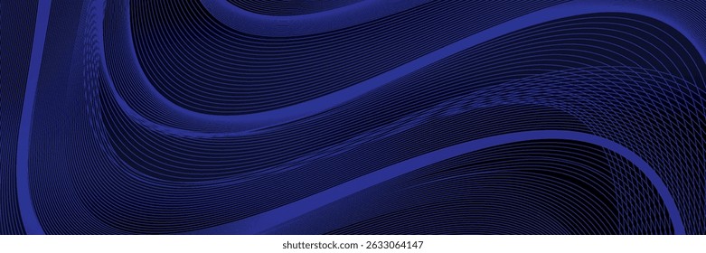 Diseño de fondo de Premium con patrón de línea azul oscuro diagonal.