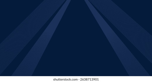 Premium background design with diagonal dark blue line pattern. Vector horizontal template for digital lux business banner, formal invitation, luxury voucher