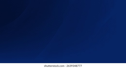 Premium background design with diagonal dark blue line pattern. Vector horizontal template for digital lux business banner, contemporary formal invitation, luxury voucher, prestigious gift certificate