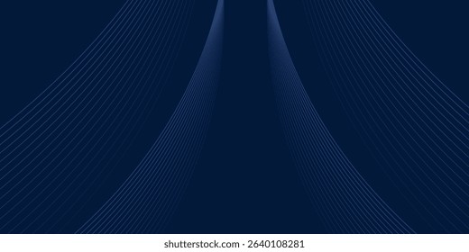 Premium background design with diagonal dark blue line pattern. Vector horizontal template for digital lux business banner, formal invitation, luxury voucher