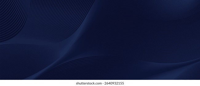 Premium background design with diagonal dark blue line pattern. Vector template for digital luxury banner, invitation, voucher, certificate. Eps10